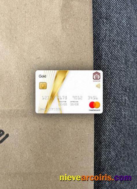 Sudan National Bank mastercard gold photolook